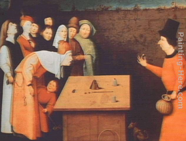 The Magician painting - Hieronymus Bosch The Magician art painting
